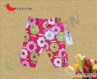 legging for girl with flower print