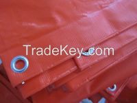waterproof & fireproof orange pvc truck cover tarpaulin, pvc tarps , 400gsm