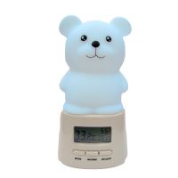 Led Night Light With Temperature And Hygrometer And Light 7 Colors