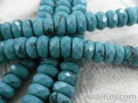 Natural turquoise round beads/Semi-precious stone loose beads/Gemstone