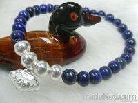 Natural Lapis Lazuli Stone Loose Beads, Semi-precious Stone Beads, Lapis