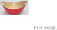 Oval Bamboo Salad Bowl