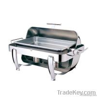 Chromic Plated Rectangle Roll Top Chafing Dish SF-2001C