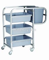 Detachable  Stainless Stell Collecting Cart SF-A1060