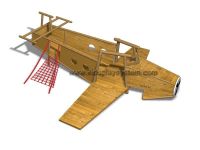 2012 New Designed Wooden Air Plane