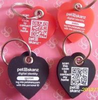 Silicone Qr Pet Tag Medical ID Pet Tag