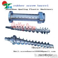 rubber machine single screw and barrel