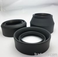 Flexiable Collapsible rubber lens hood Foldable lens hood with 3 in 1