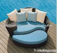 rattan furniture garden sunbed