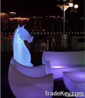 Garden Modern Outdoor Furniture- LED llluminated Furniture horse