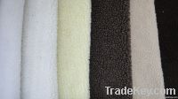 Solid color sherpa fabric
