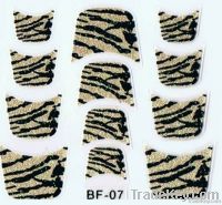 Leopard grain stickers