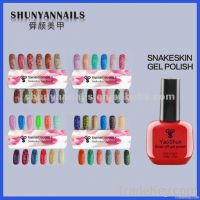 2012 popular snakeskin gel polish