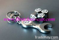 Mazda Tire Stems Valve Cap with Key Chain