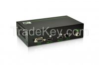 Hdbaset 100m Receiver + Splitter W/ Poe, Bi-directional Rs-232, Ir, Support 4k Ultra Hd