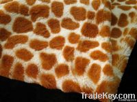 Polyester knitted plush fabric