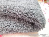 Polyester knitted fleece fabric
