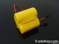 3.6V SC1800mAh rechargeable Ni-Cd battery pack