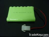 10.8V AA1600mAh Rechargeable Cylindrical Ni-MH Battery Pack