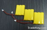 3.6V AA600mAh Rechargeable Ni-CD Battery Pack