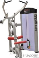 Pull down body building equipment