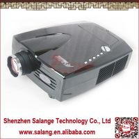 5" LCD Panel Display Native VGA 800*480 Pixels 2000LM Family Cinema Projector More Lamp Life 50000hours By Salange 