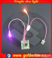 Kids flashing shoe light module