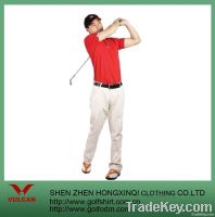 Mercerized Cotton Pique Men Golf Shirts