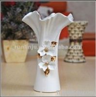 Modern floral bud ceramic vase decoration 23030