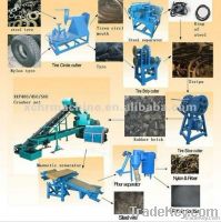 Rubber powder making machine