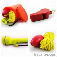 Boat Marine Vessel Safety Equipment Kit Line Bailer Whistle Flashlight