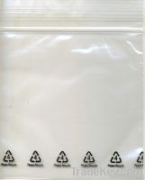 3 x 5, Clear 2 Mil Reclosable Bags with Recycle Logo, 1000 per case