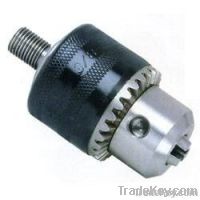 Light duty key-type drill chuck with male thread mounted