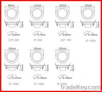 2012 Hotsale LED Recessed Down light