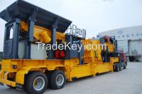 New design mobile crusher screening plant