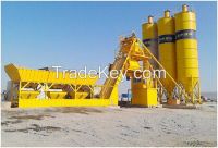 HZS100D foundation free concrete mixing plant