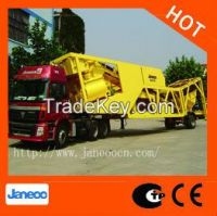 Hot sale, CE certificate, 50m3/h mobile concrete mixing plant