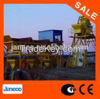 JS750 small concrete mixing plant HZS35