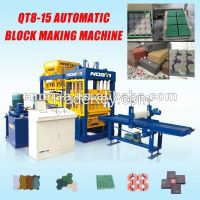 QFT8-15 automatic interlocking pavement block machine
