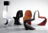 Modern Plastic Chair Swan Chair with Cushion