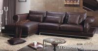 Genuine Leather Corner Sofa and Lounge Sofa