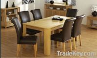 Solid Wood Dining Chair and Dining Table Set