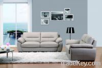 leaher /fabric sofa