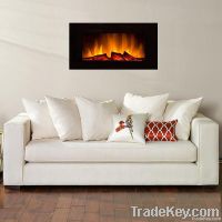 wall-mounted fireplace