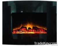 mini wall-mounted fireplace with log with remote control