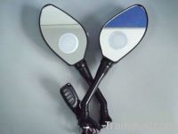 MP3 rearview mirrors for motorcycle with alarm and FM function