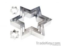 Stainless steel star cookie cutter/cake mould