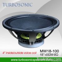 18" Pro Subwoofer/ PA System/ PA Loudspeaker/ Pro Audio/ stage speaker