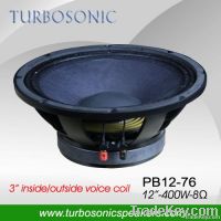 12" Turbosonic PA Speaker MAKE IN Guangzhou, SPEAKER Manufacturer