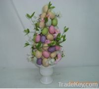 artificial easter eggs flowers
